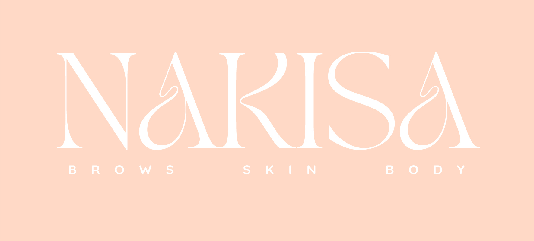 logo for NAKISA Brow Skin & Body 